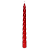 Lima Candle glatter roter Metallkegel 22 x 250 mm 1 Stück gedreht