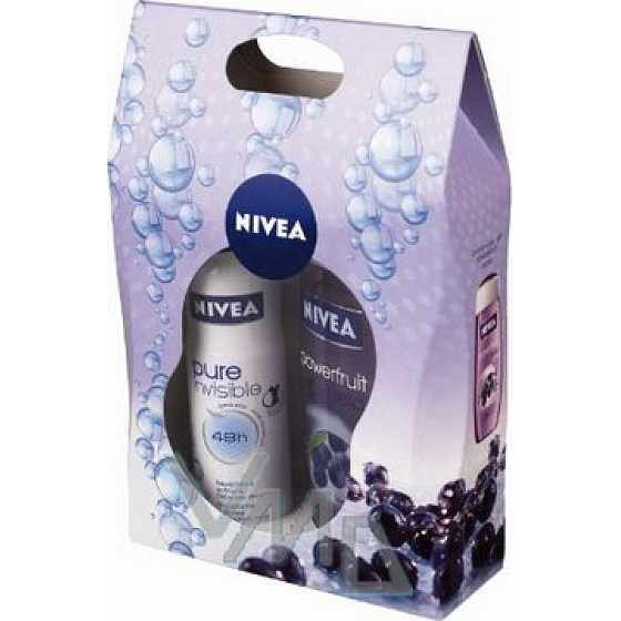 Nivea Kazinvisible Duschgel 250 ml + Antitranspirant Spray 150 ml, für Frauen Kosmetikset