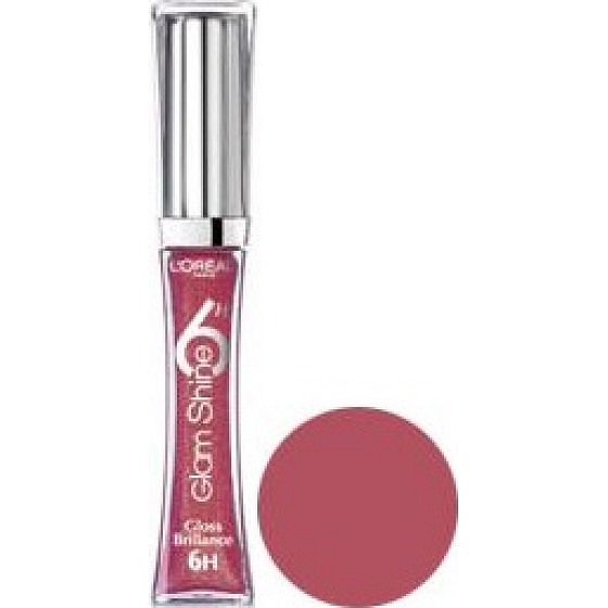Loreal Glam Shine 6H Volumizer Lipgloss 201 Loyal Wild Rose 6 ml