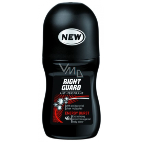 Right Guard Energy Burst Roll-On Ball Deodorant für Männer 50 ml