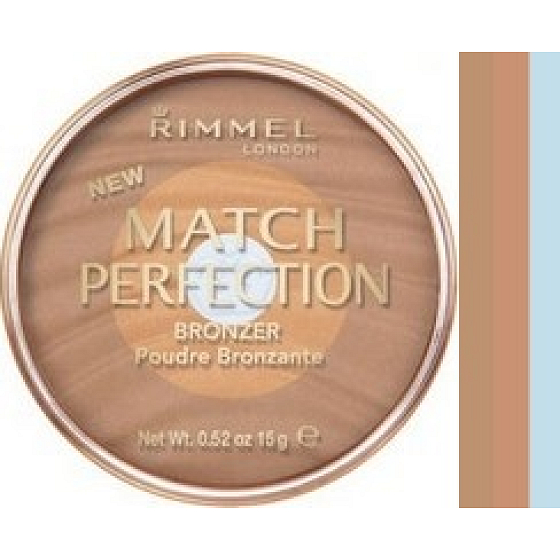 Rimmel London Match Perfection Bronzer Pulver 002 Mittel 15 g