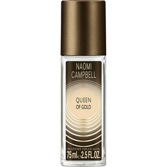 Naomi Campbell Queen of Gold parfümiertes Deodorantglas für Frauen 75 ml