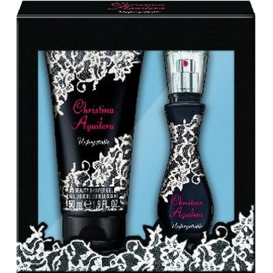 Christina Aguilera Unvergessliches Parfümwasser für Frauen 15 ml + Duschgel 50 ml, Geschenkset