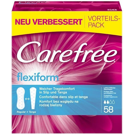 Sorglose Flexiform Slipeinlagen 58 Stück
