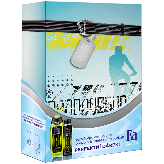Fa Men Sport Double Power Duschgel 250 ml + Deodorant Spray 150 ml, Kosmetikset