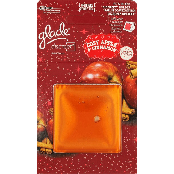 Glade von Brise Cosy Apple & Cinnamon Diskrete Lufterfrischer-Nachfüllung 8 g