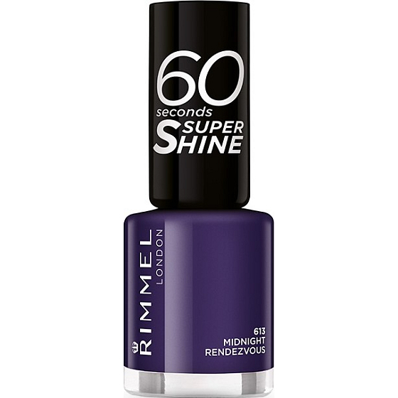 Rimmel London 60 Sekunden Super Shine Nagellack 613 Midnight Rendezvous 8 ml