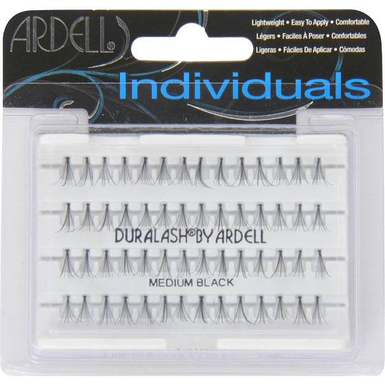 Ardell Duralash Naturals Medium Black Kunstklebebündel schwarz 56 Stück