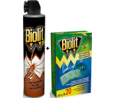 Biolit Plus Stop Spiders Spray 400 ml + Biolit-Pads zum Nachfüllen von 20 Stück elektrischem Mückenschutz
