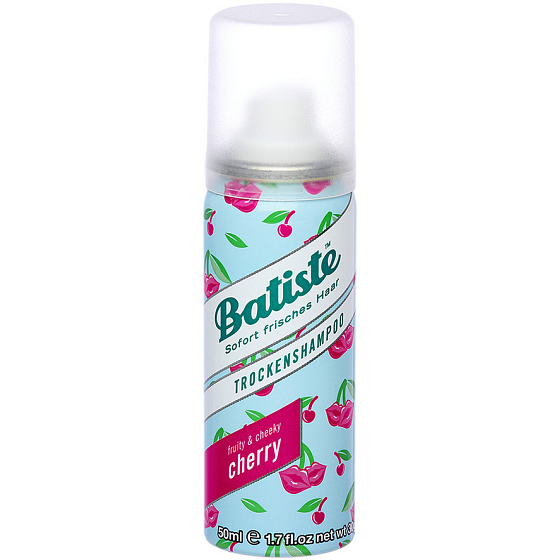 Batiste Fruity & Cheeky Cherry Trockenhaarshampoo für Volumen und Glanz 50 ml