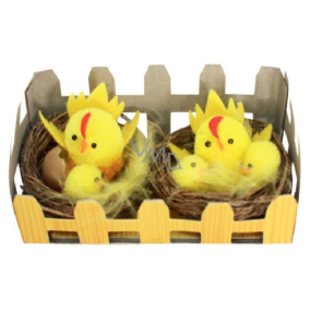 Hühner in einem Nest 6 cm in einer Box von 2 Stück