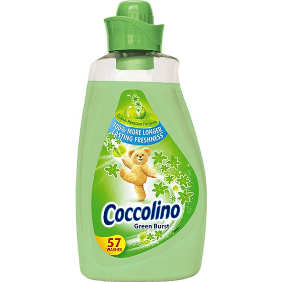 Coccolino Green Burst konzentrierter Weichmacher 57 Dosen von 2 l
