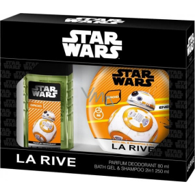 La Rive Star Wars Droid parfümiertes Deodorantglas für Männer 80 ml + Duschgel 250 ml, Kosmetikset