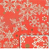 Nekupto Geschenkpapier 70 x 200 cm Weihnachtsrote Schneeflocken