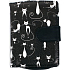 Albi Original Design Brieftasche Katzen schwarz 9 x 13 cm