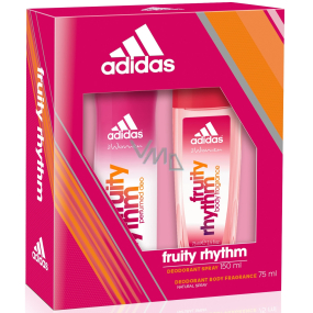 Adidas Fruity Rhythm parfümiertes Deodorantglas 75 ml + Deodorantspray 150 ml, Kosmetikset
