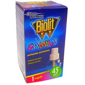 Biolit Family Electric Moskito Vaporizer Nachfüllen 45 Nächte 27 ml