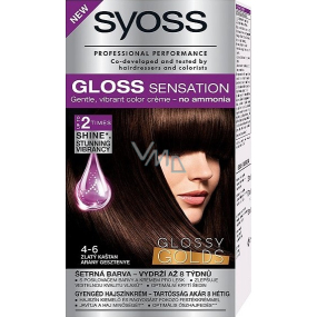 Syoss Gloss Sensation Sanfte Haarfarbe ohne Ammoniak 4-6 Goldene Kastanie 115 ml