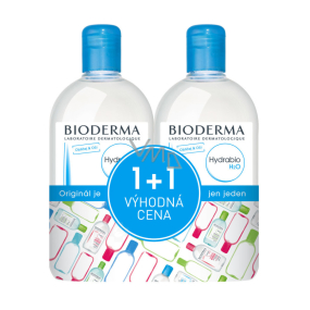 Bioderma Hydrabio H2O feuchtigkeitsspendendes Mizellenwasser 2 x 500 ml, Duopack