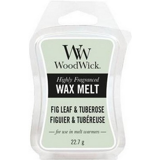 WoodWick Feigenblatt & Tuberose - Feigenblätter und Tuberose Artisan duftendes Wachs für Aromalampe 22,7 g