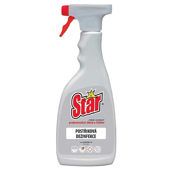 Sternoberflächendesinfektion professionelles Reinigungs- und Reinigungssprühgerät 650 ml