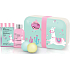 Baylis & Harding Lama Duschcreme 100 ml + Seife 100 g + prickelndes ballistisches Bad 2 x 50 g + Lebensmittelbox, Kosmetikset