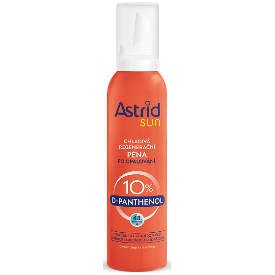 Astrid Sun D-Panthenol 10% kühlender regenerierender Schaum nach dem Sonnenbad 150 ml