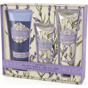 Somerset Toiletry Lavendel Luxus Körpercreme 130 ml + Duschgel 200 ml + Luxus Handcreme 60 ml, Kosmetikset