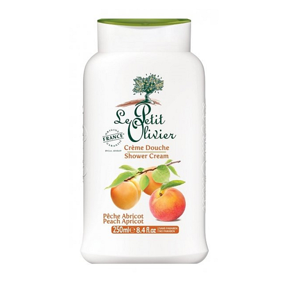 Le Petit Olivier Pfirsich und Aprikose Duschcreme 250 ml