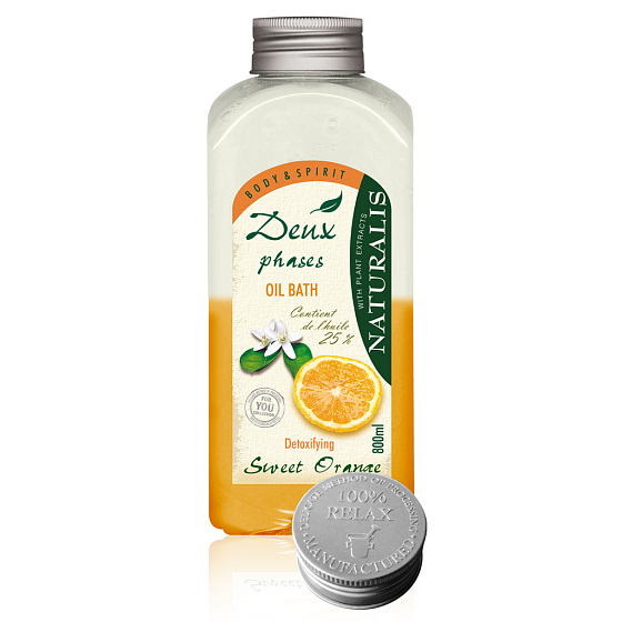 Naturalis Sweet Orange Zweikomponenten-Ölbadeschaum 800 ml