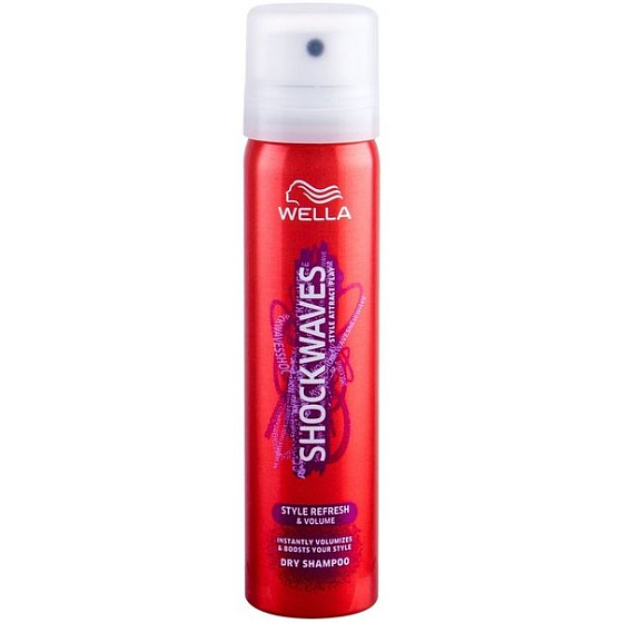 Wella Shockwaves Style Refresh & Volume Trockenshampoo für Haarvolumen 65 ml