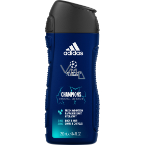 Adidas UEFA Champions League 2in1 Duschgel und Shampoo für Männer 250 ml