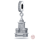 Sterling Silber 925 USA - Empire State Building, Reise-Armband-Anhänger