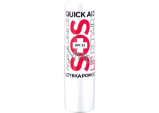 Quiz Cosmetics SOS Repair SPF15 regenerierender Lippenbalsam mit Argan- und Olivenöl 4 g
