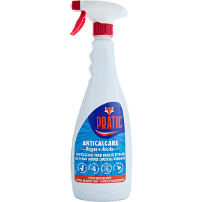 Pratic Anticalcare für Badezimmer, Duschkabinen und Wasserstein, 750 ml