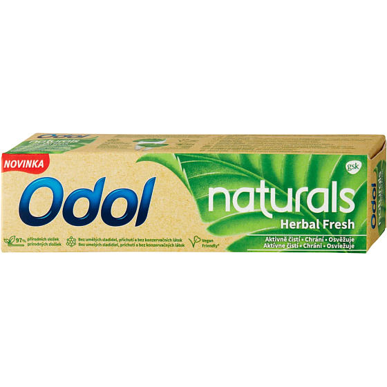 Odol Naturals Herbal Fresh fluoridhaltige Zahnpasta 75 ml