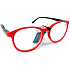 Berkeley Lesebrille Dioptrien +2,5 Kunststoff rot schwarz Seitenrahmen 1 Stück MC2253