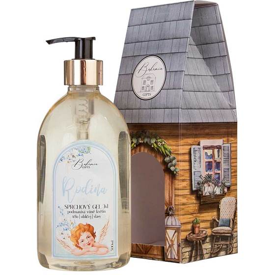 Bohemia Gifts Home Family 3in1 Duschgel für Körper, Haare und Hände 500 ml