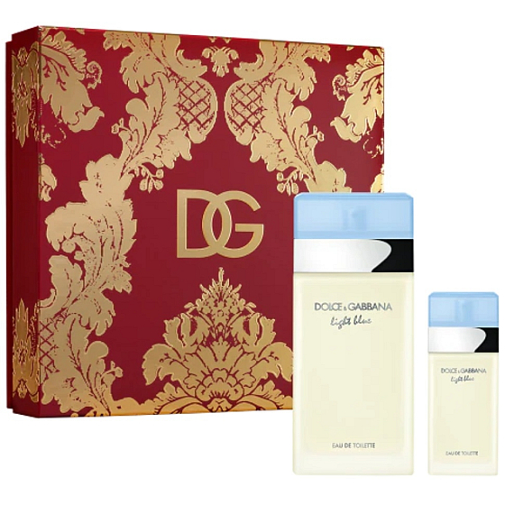 Dolce & Gabbana Light Blue Eau de Toilette 50 ml + Körpercreme 50 ml, Geschenkset für Frauen