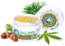 Annabis Balcann CBD + CBG stärkste Bio-Hanf-Salbe und Eichenrinde für trockene und gereizte Haut 50 ml