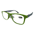 Berkeley Lese-Dioptrienbrille +4 Kunststoff grün, graue Seitenrahmen 1 Stück MC2268