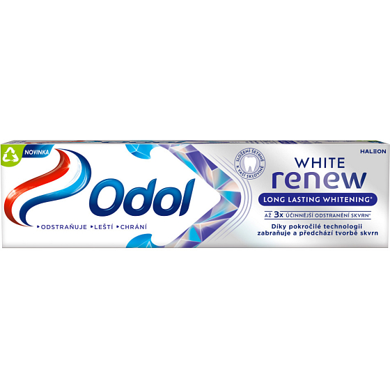 Odol White Renew Long Lasting Whitening Zahnpasta mit Fluorid 75ml