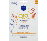 Nivea Q10 plus C textile Maske gegen Falten, 1 Stk
