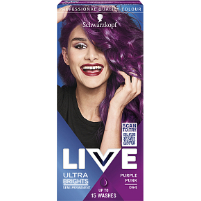 Schwarzkopf Live Ultra Brights Haarfarbe Rebellenlila 094 Schwarzkopf Live Ultra Brights Haarfarbe Rebellenlila 094