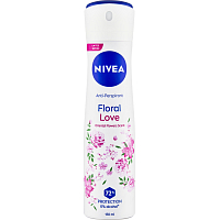 Nivea Floral Love Antitranspirant Spray, 150 ml