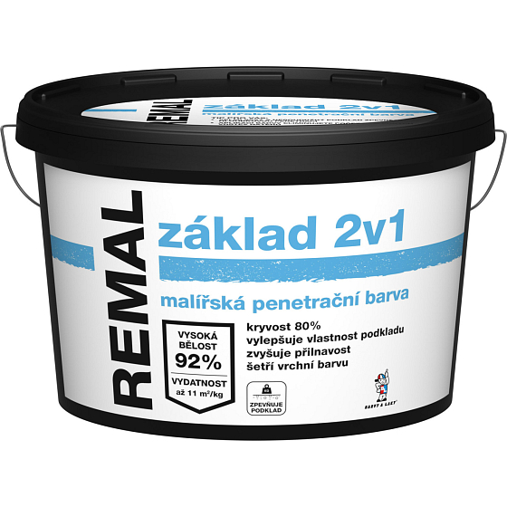 REMAL základ 2v1 Malergrundierungsfarbe, 15 kg