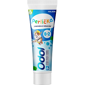 Odol Perlička Zahnpasta für Kinder, Geschmack Minze, 0-2 Jahre, 50 ml
