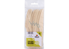 Solo Holzbesteckmesser 16,5 cm, 12 Stück