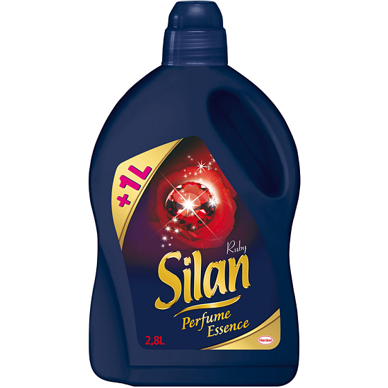 Silan Parfume Essence Ruby blumiger Duft voller Weichspüler 2,8 l