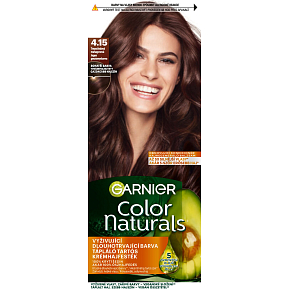 Garnier Color Naturals Creme Haarfarbe, Farbton dunkel eisige Mahagoni 4,15